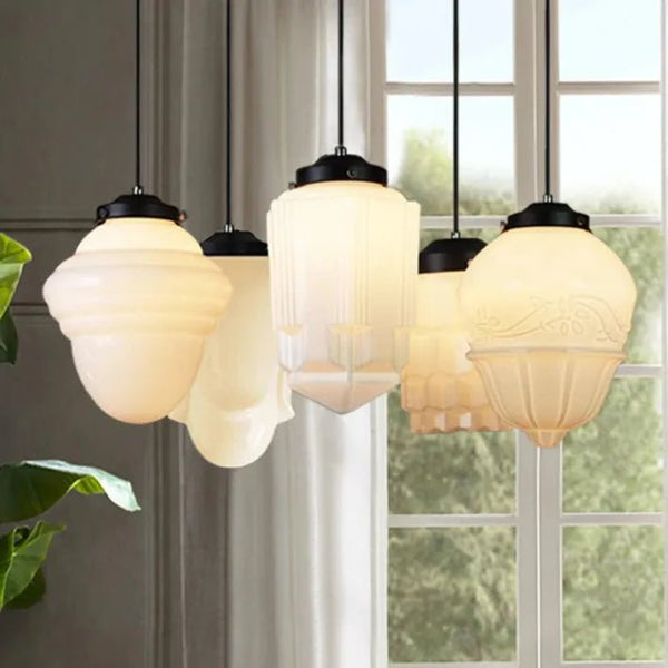 Vinvao Frosted Glass Pendant Light
