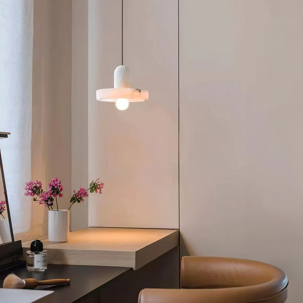 Lunessa Alabaster Pendant Light