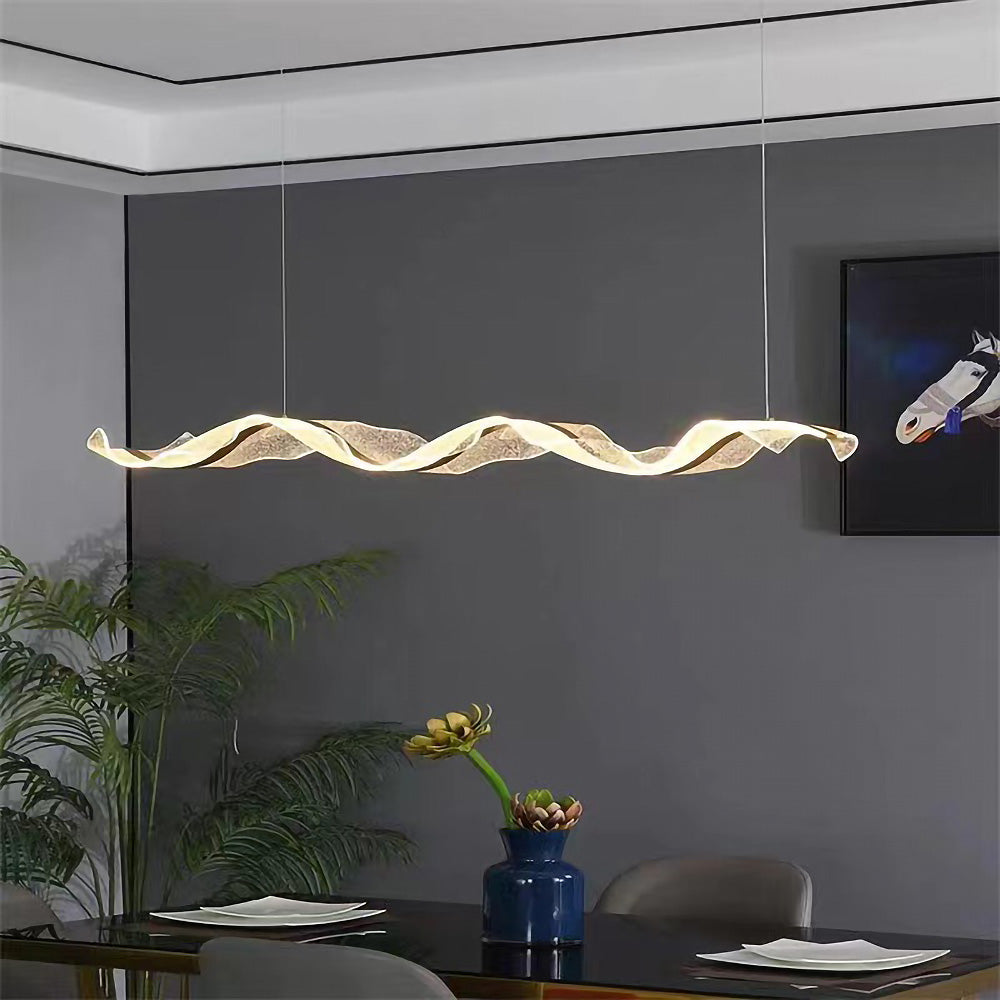 Wave Dome Pendant Light
