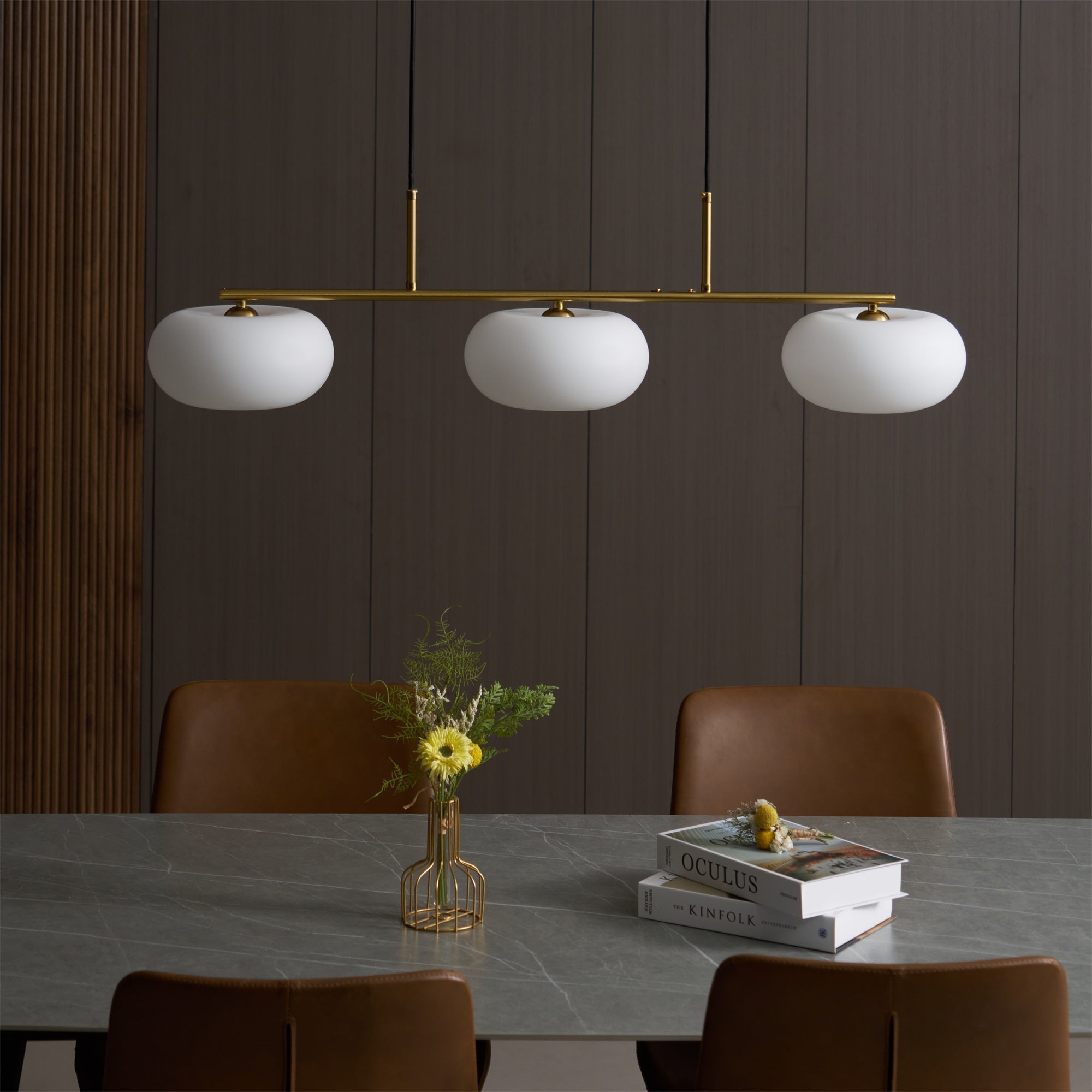 Plezano Triple Pendant Light