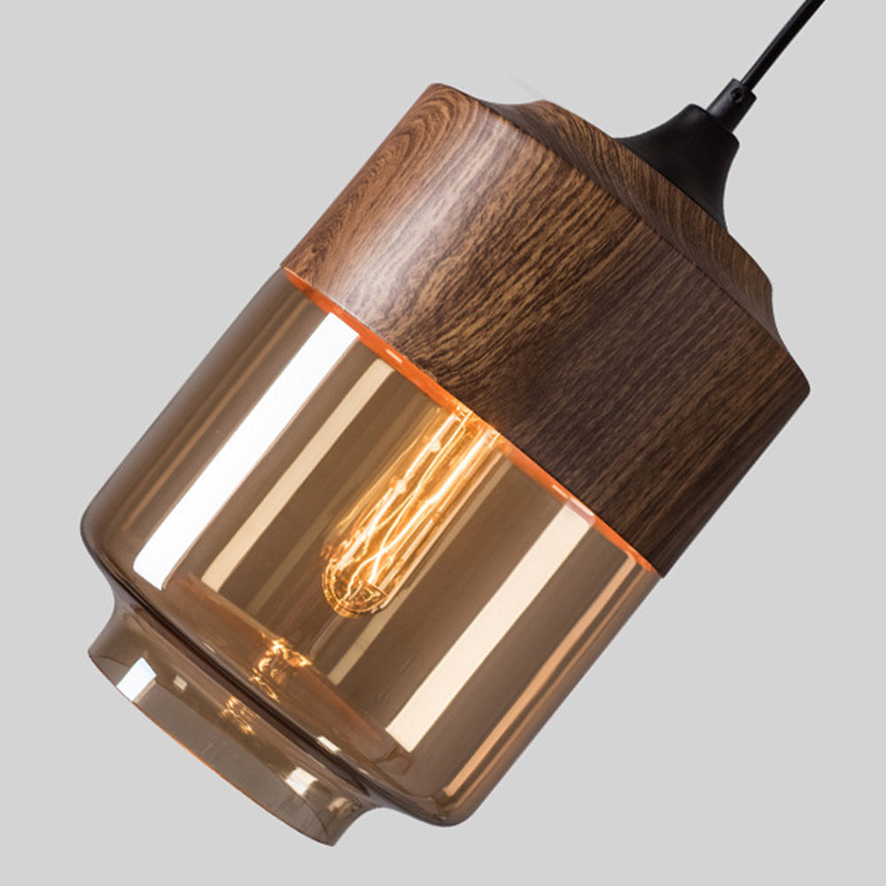 Lumetis Wooden Pendant Light