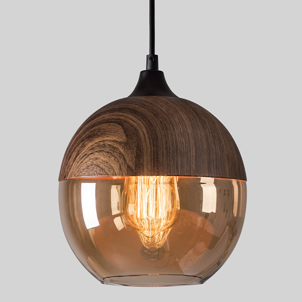 Lumetis Wooden Pendant Light