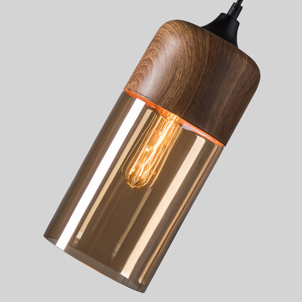 Lumetis Wooden Pendant Light