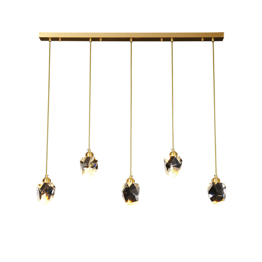 Raindrop Gold Accent Pendant Light