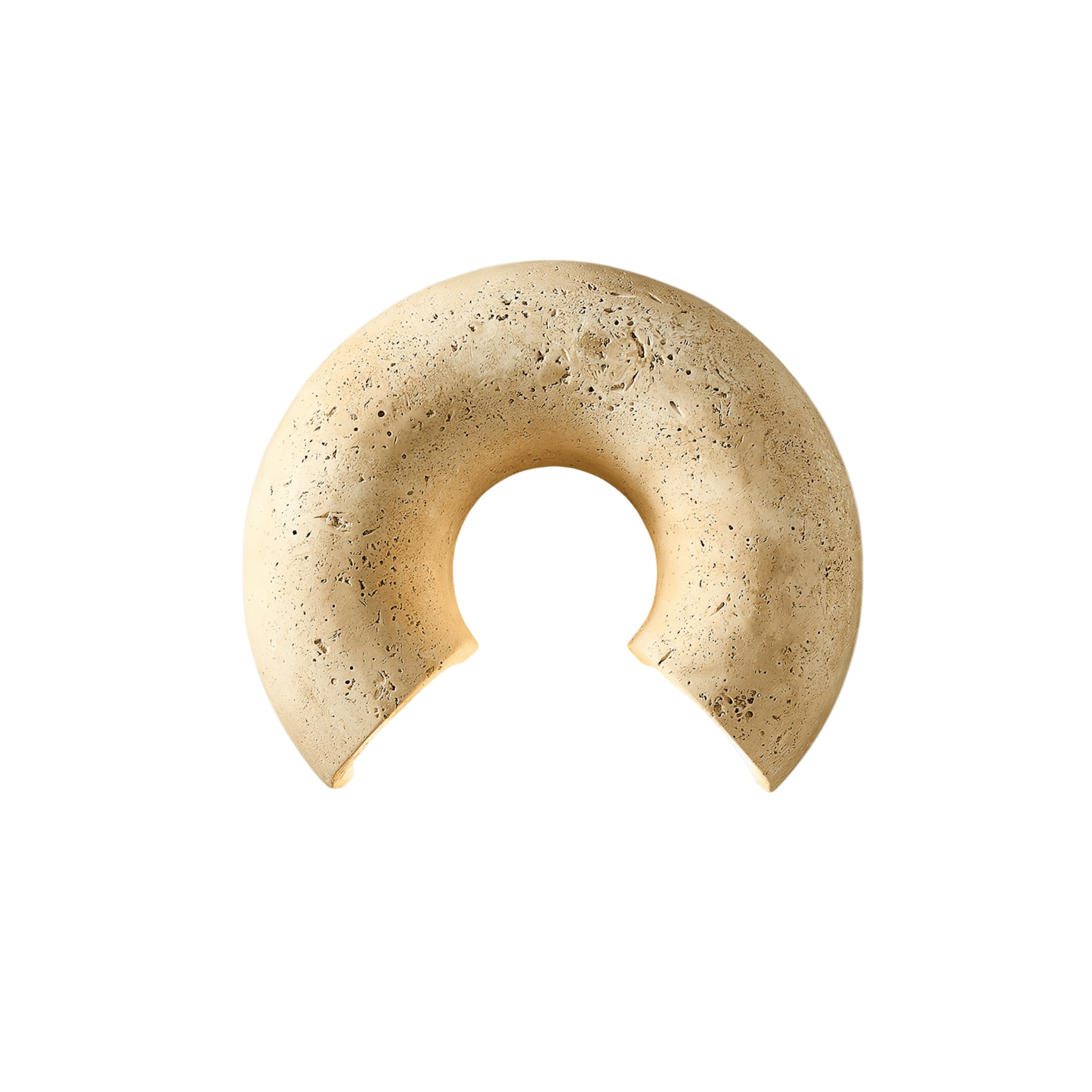 Broken Circle Natural Stone Wall Light