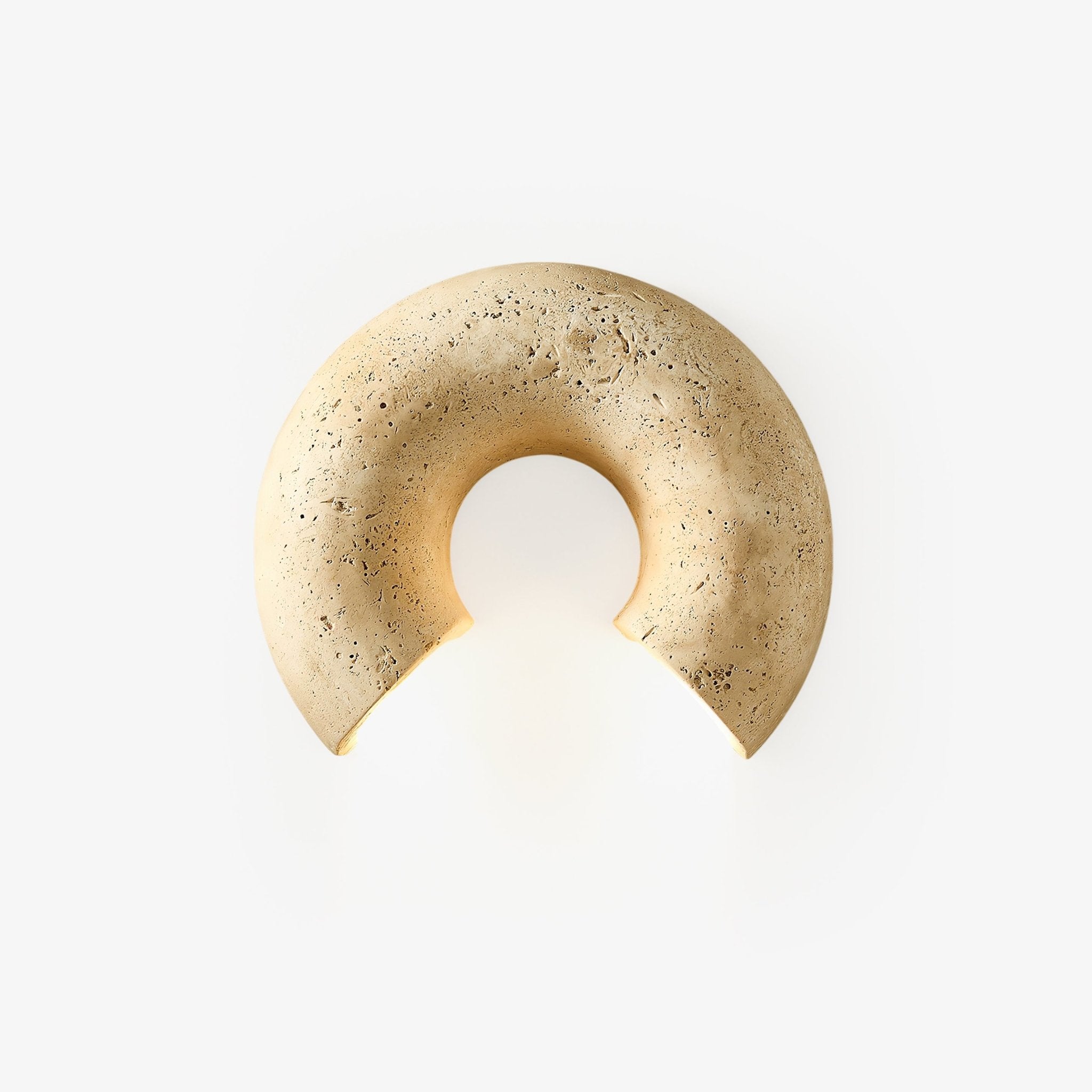 Broken Circle Natural Stone Wall Light