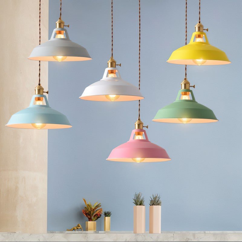 Cone Colourful Pendant Light