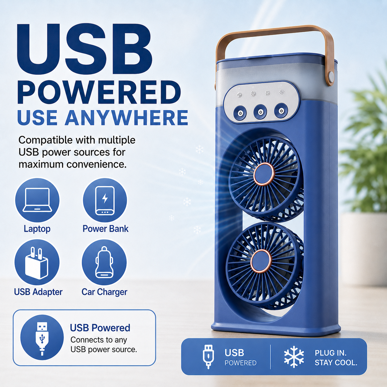 Orinli Portable Tower Fan