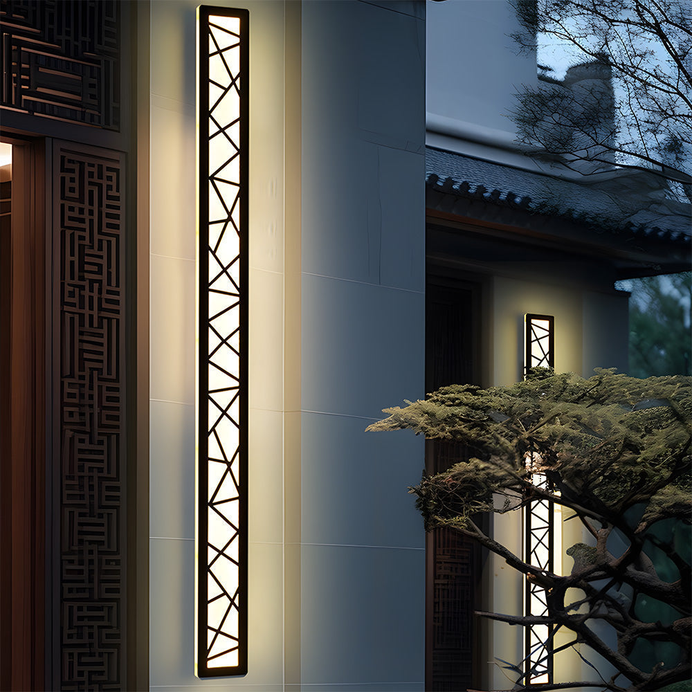 Blockshape Wall Light For Outside