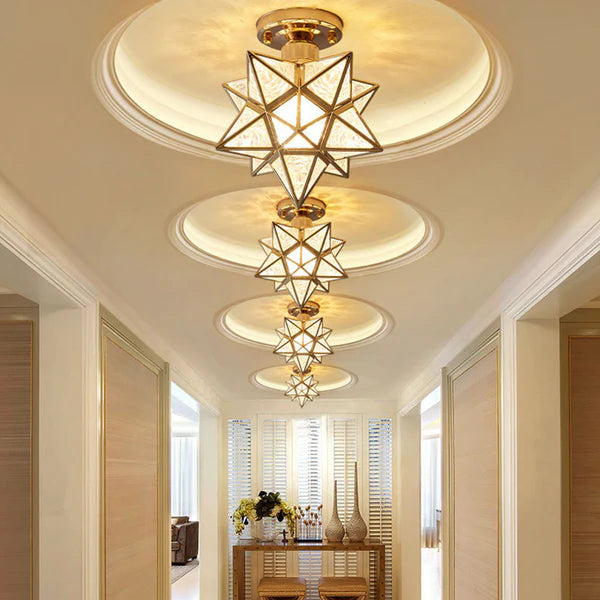 Pinlo Star-Shaped Ceiling Light