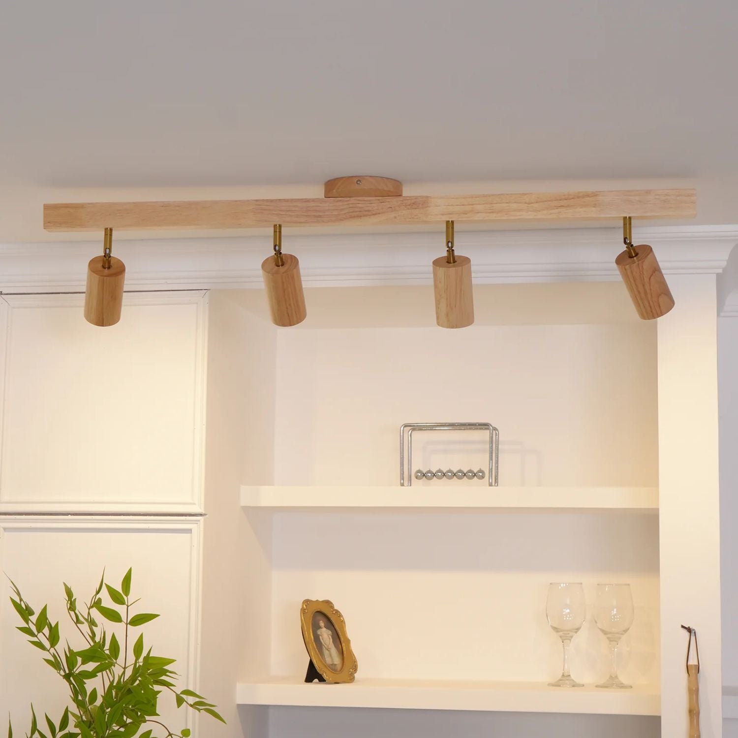 Lermo Wooden Track Ceiling Light