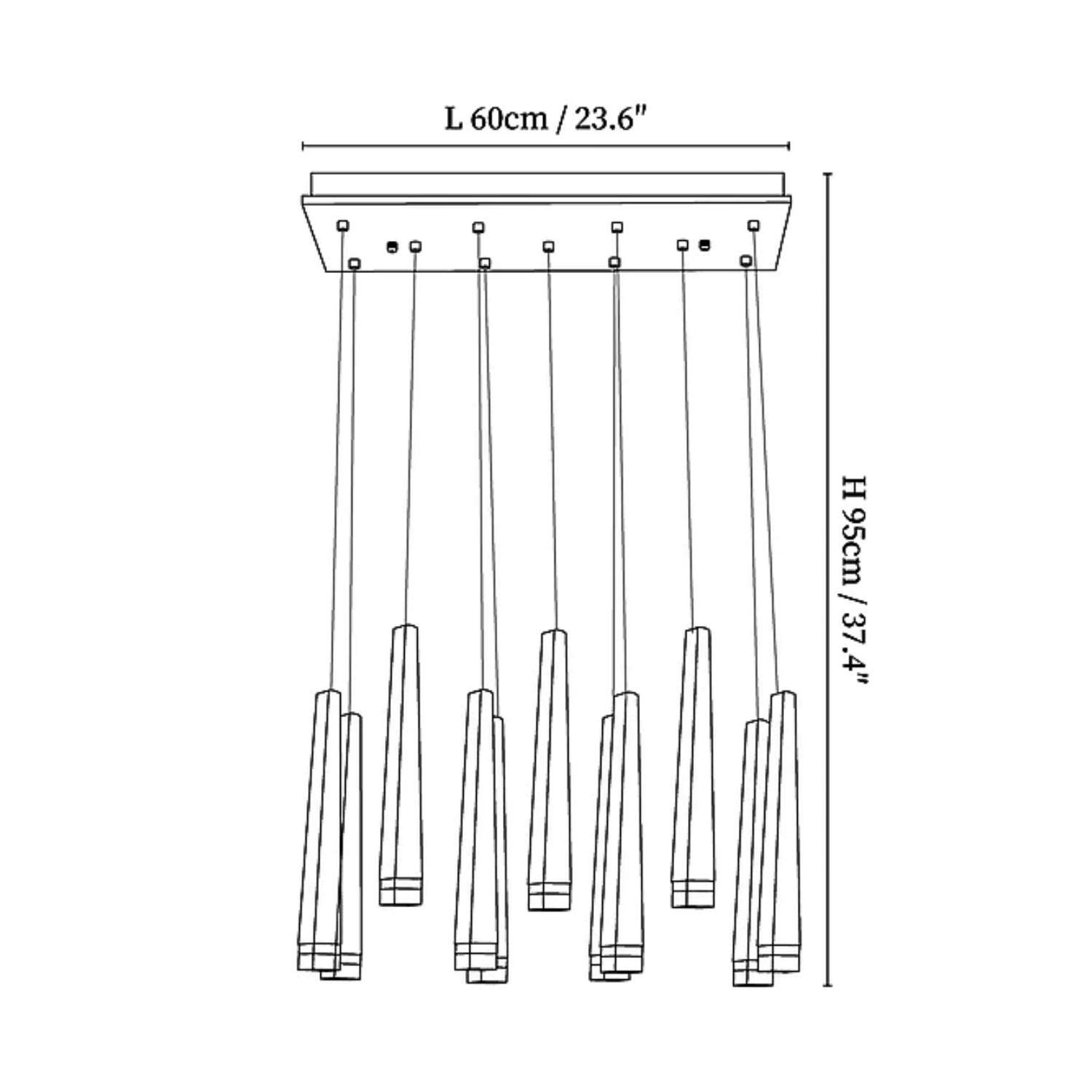 Firelighter Pendant Light