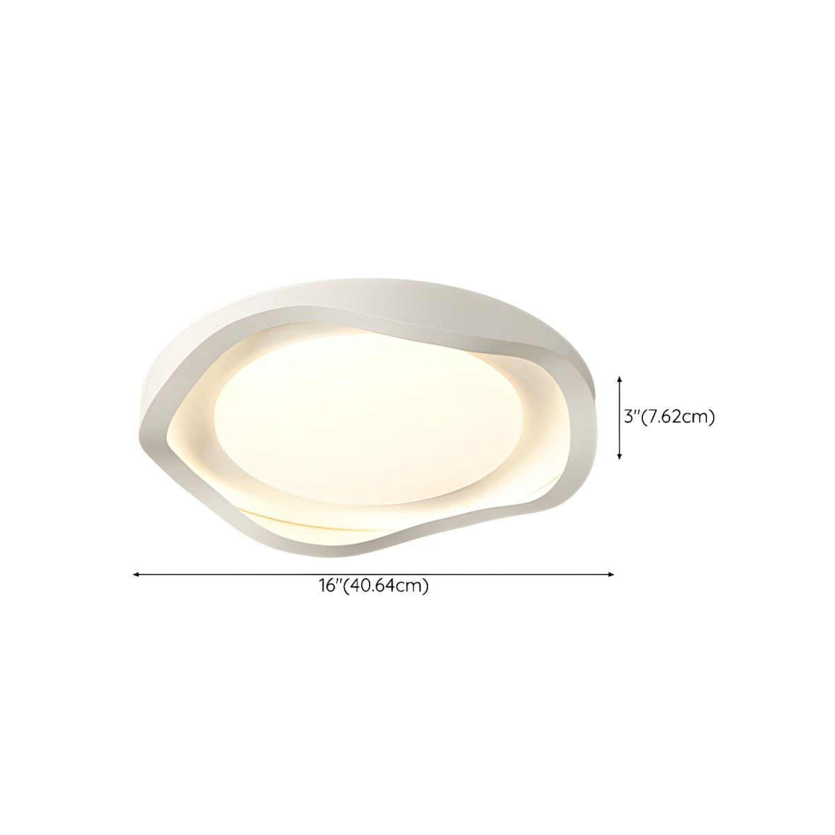 Dome Waved Ceiling Light