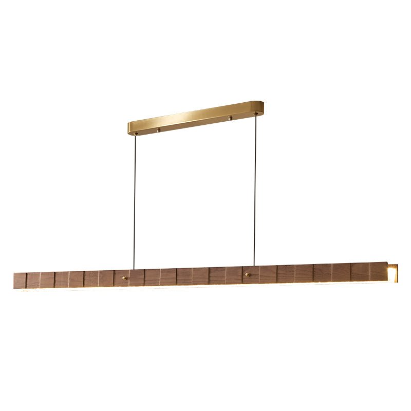 Relvo Linear Wooden Pendant Light