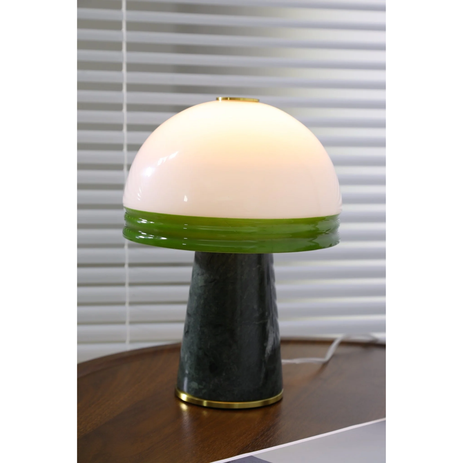Velura Narrow Marble Table Lamp
