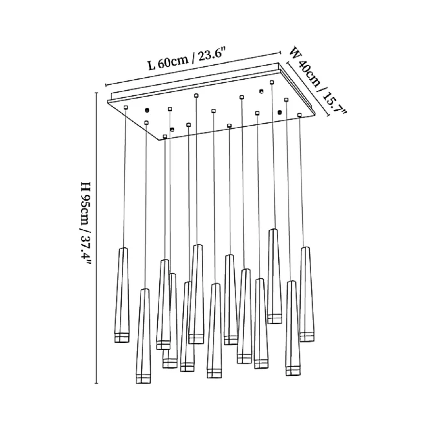 Firelighter Pendant Light