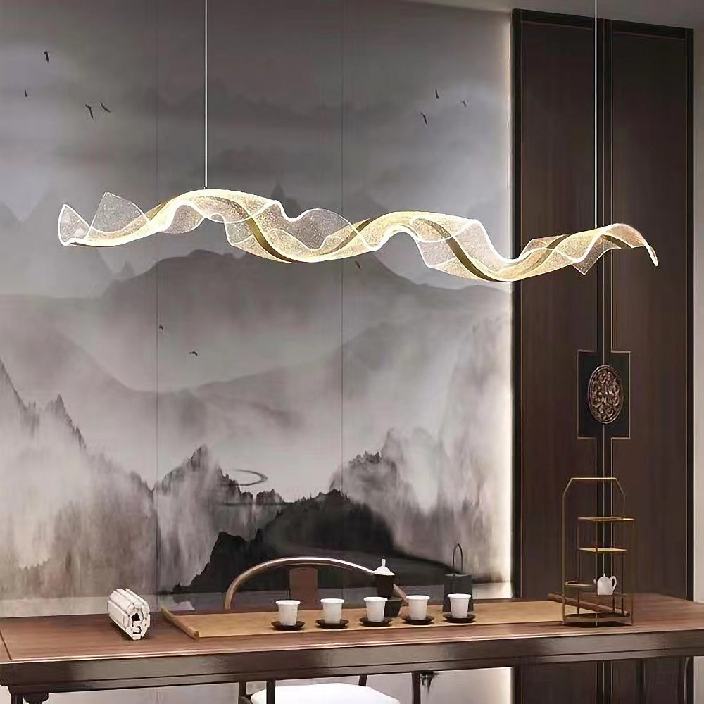 Wave Dome Pendant Light