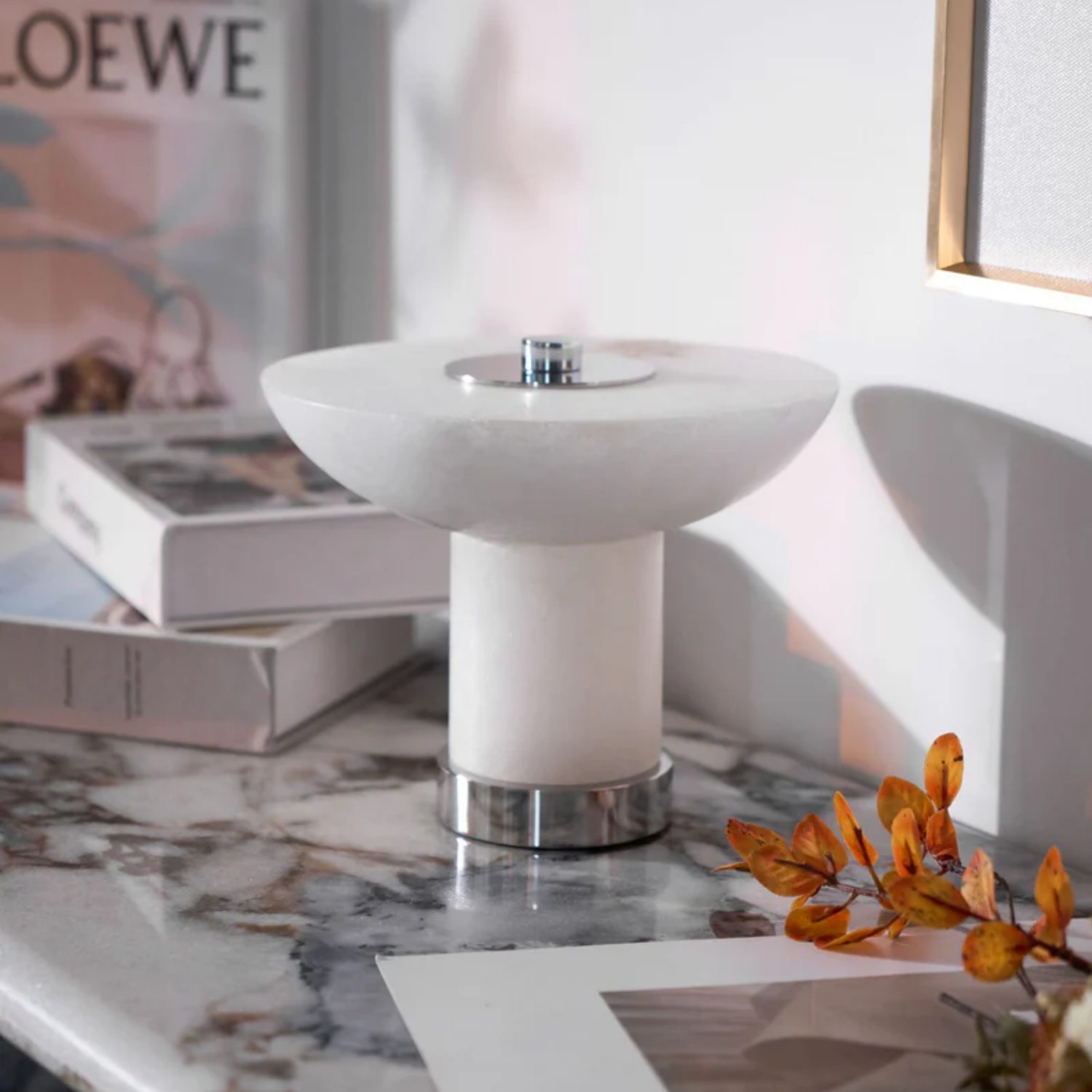 Aesmoze Alabaster Table Lamp