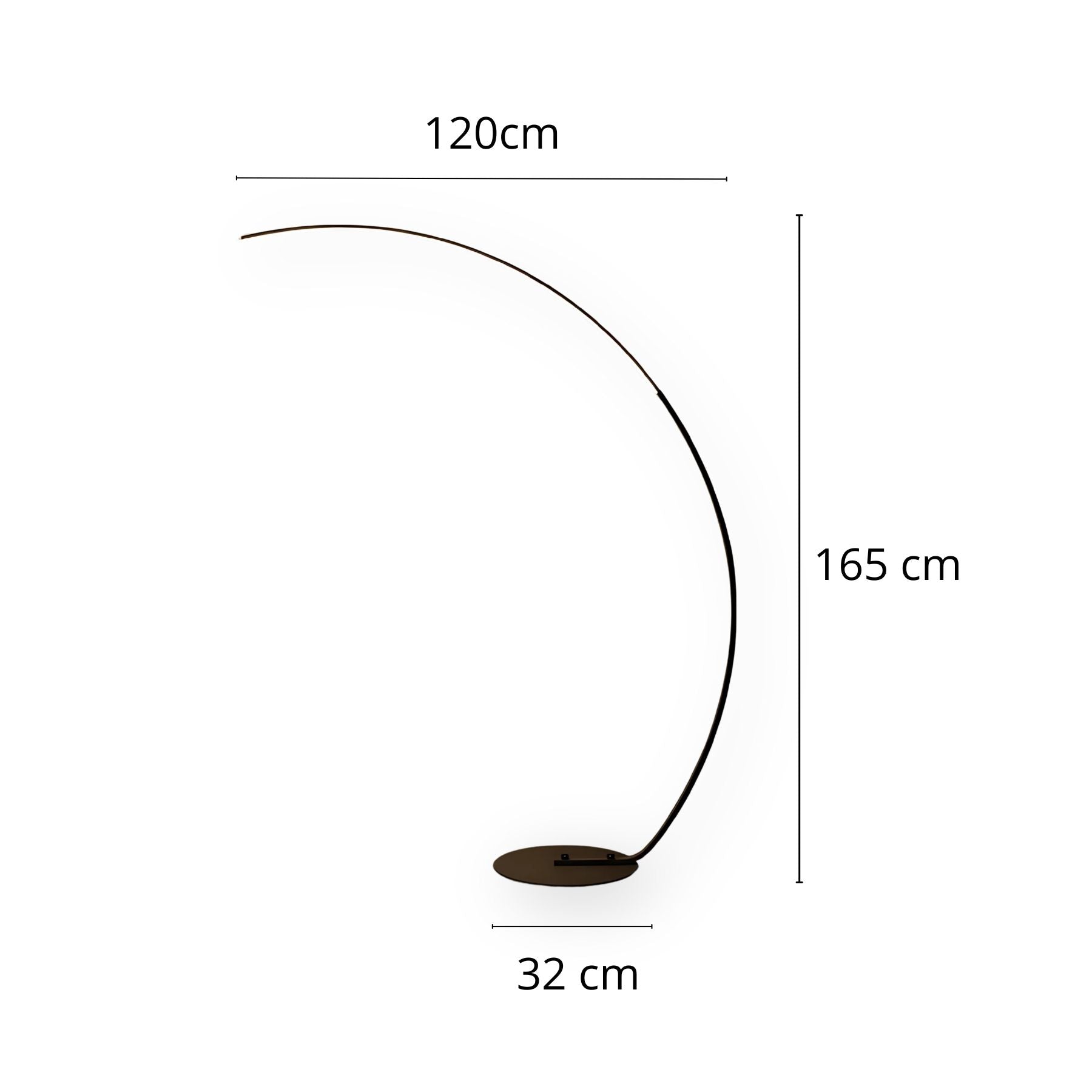 Zoleo Curved Floor Lamp