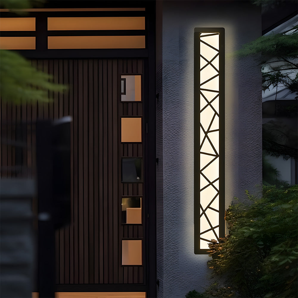 Blockshape Wall Light For Outside