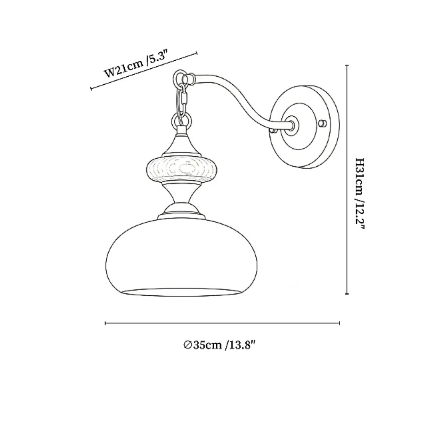 Mito Wall Light