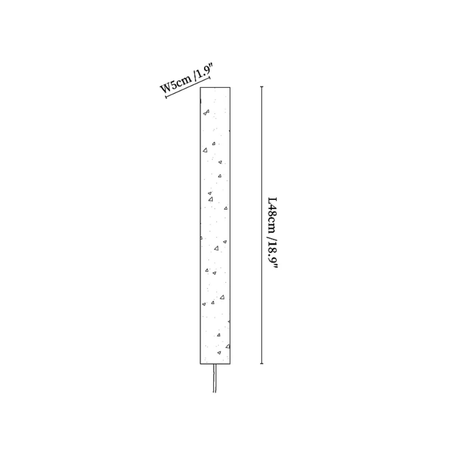 Satavik Travertine Wall Light