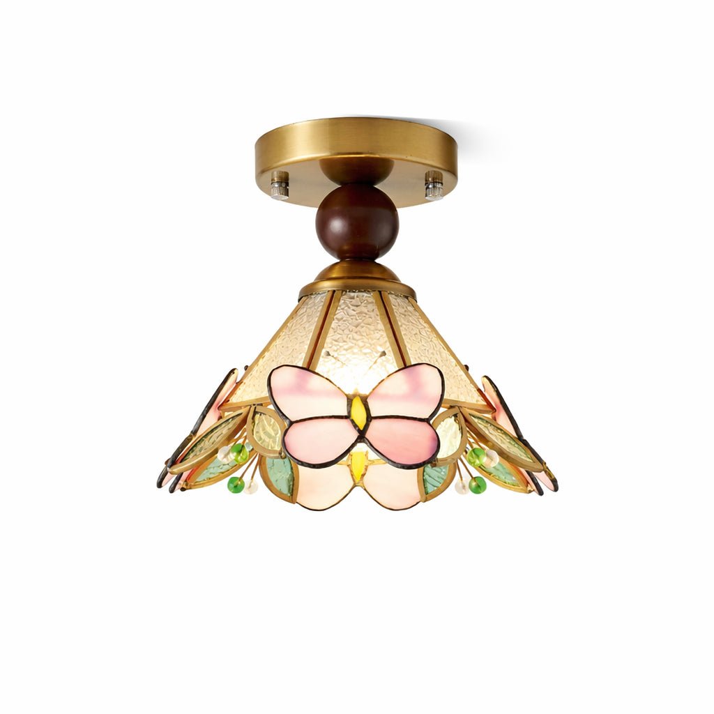 Tiffany Butterfly Ceiling Light
