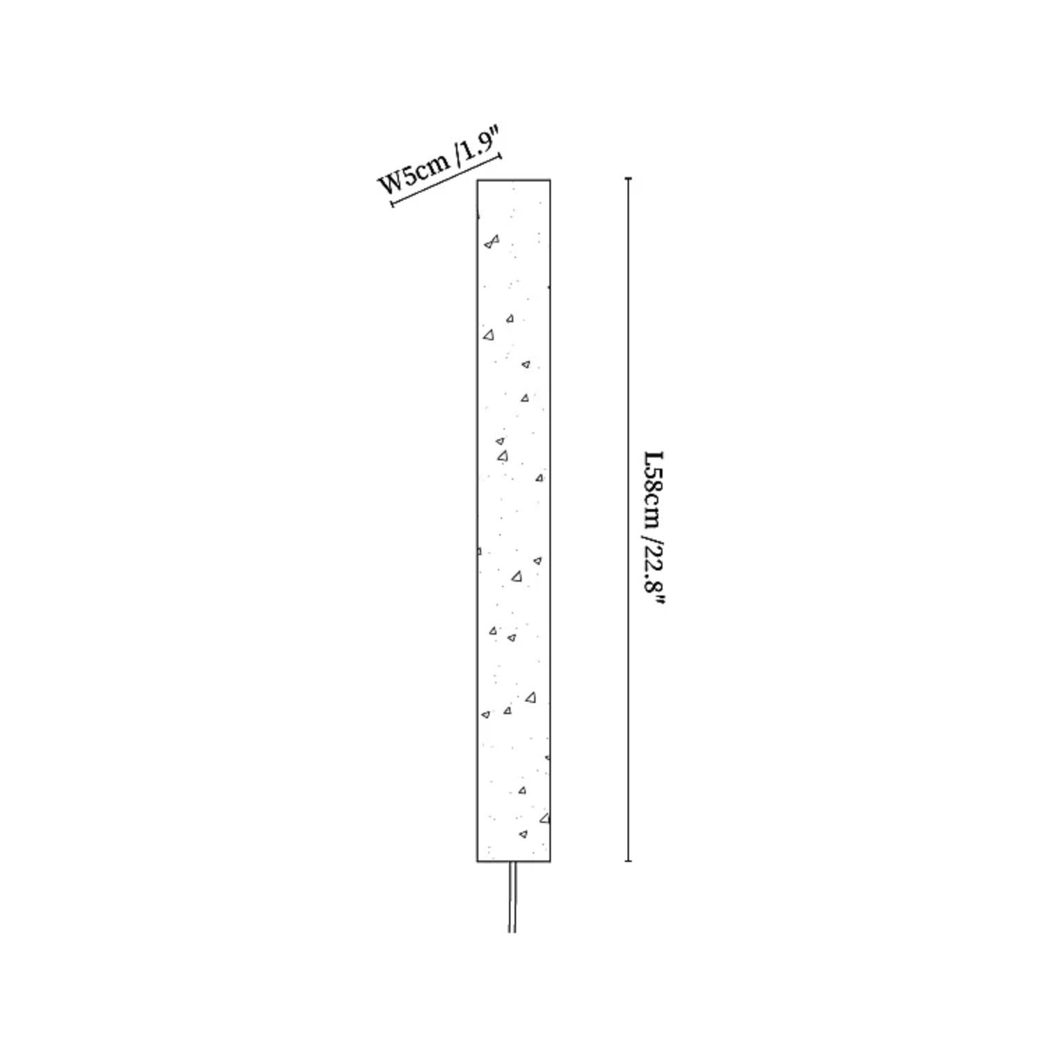 Satavik Travertine Wall Light