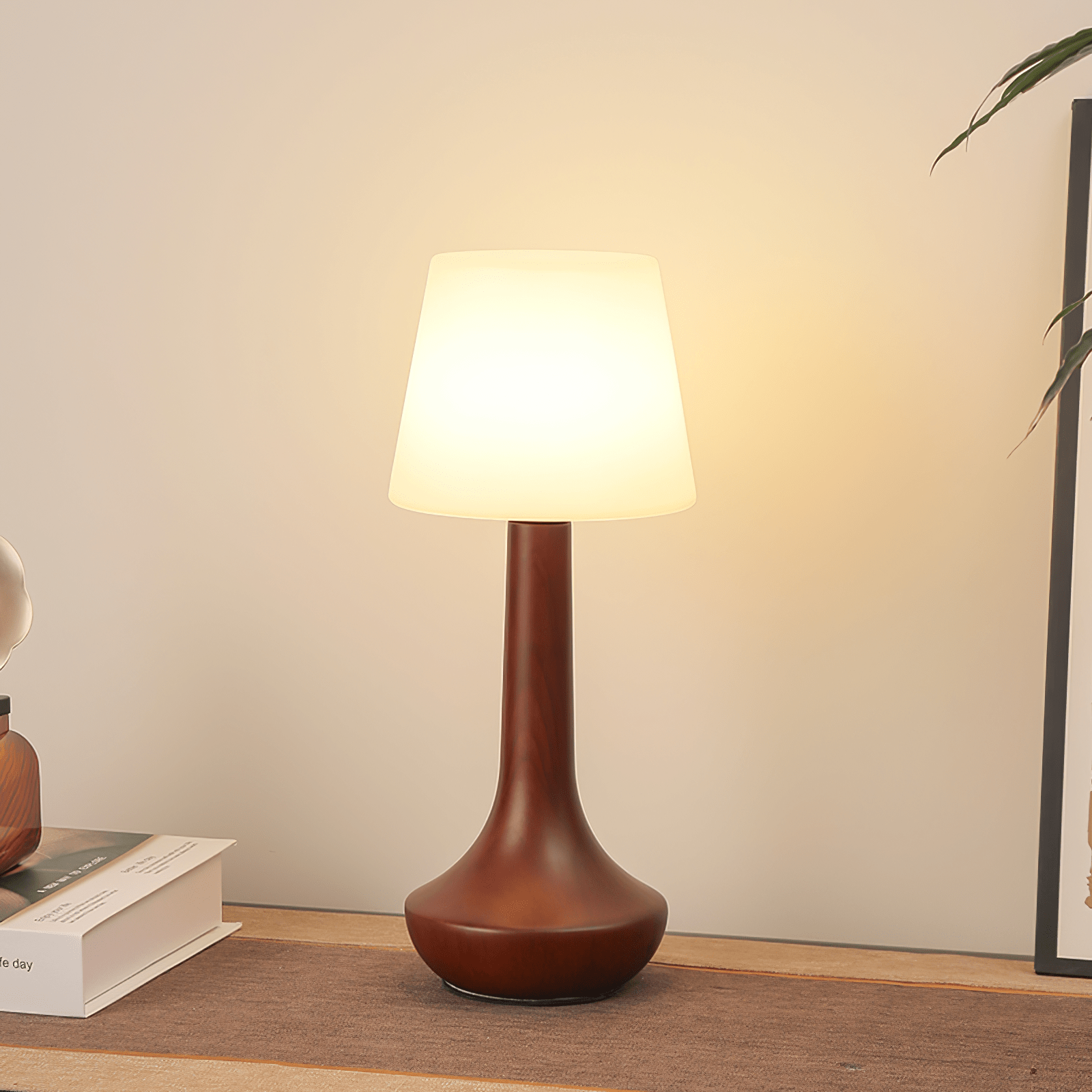 Lentazo Wooden Table Lamp