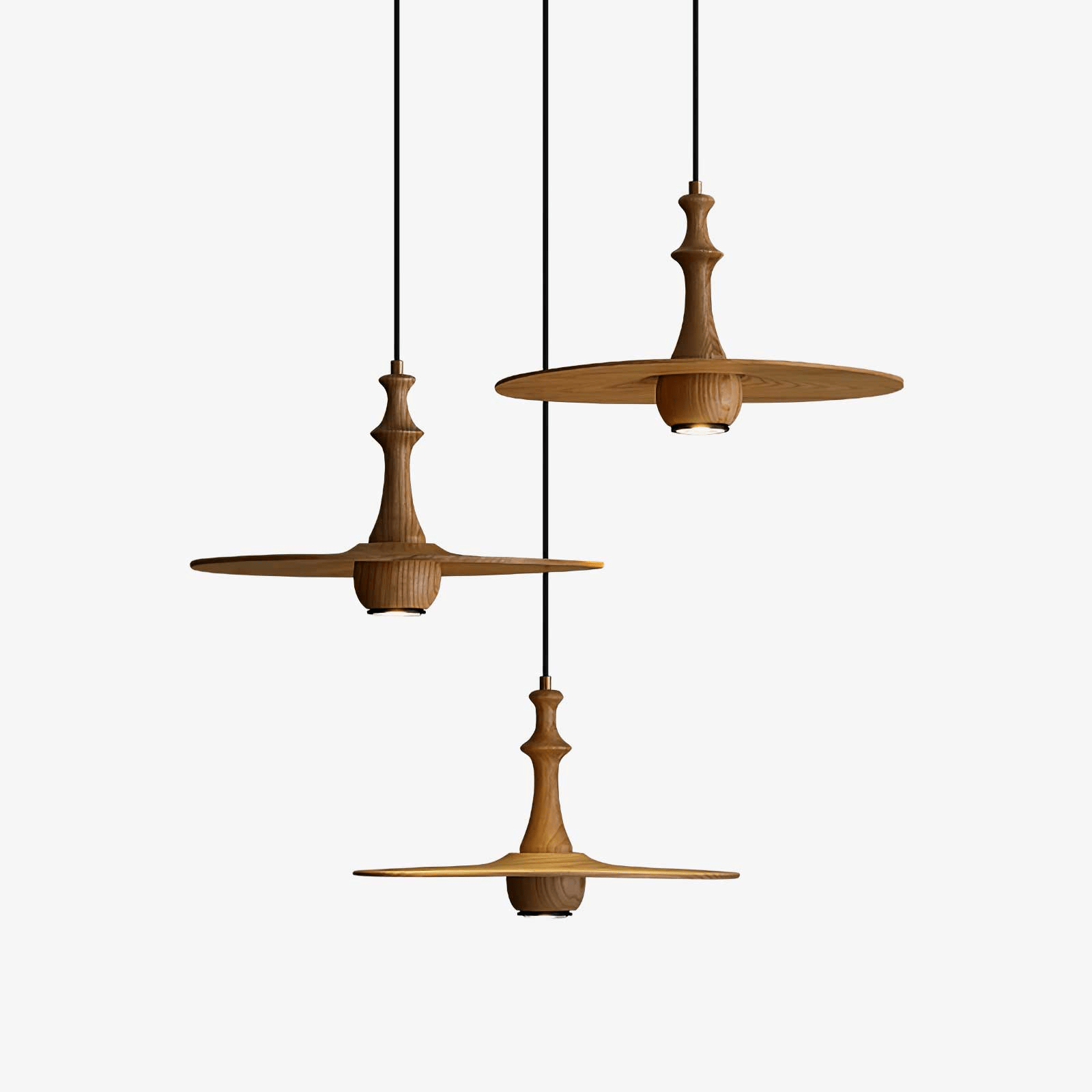 Spindu Wooden Pendant Light