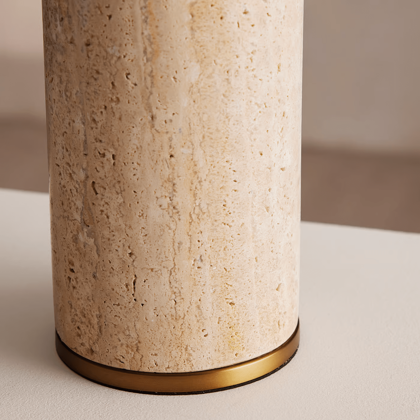 Saria Travertine Table Lamp