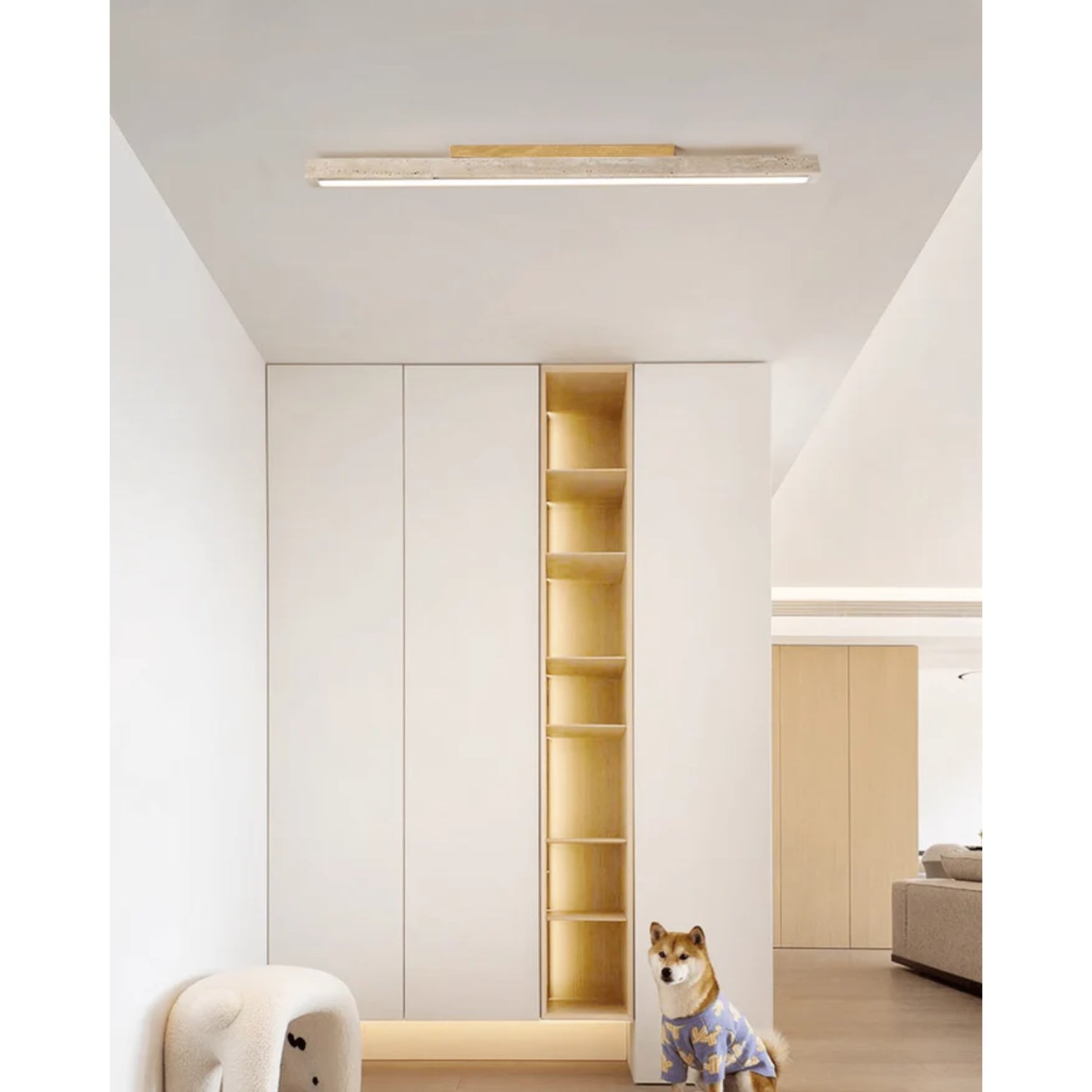 Comele Natural Stone Ceiling Light