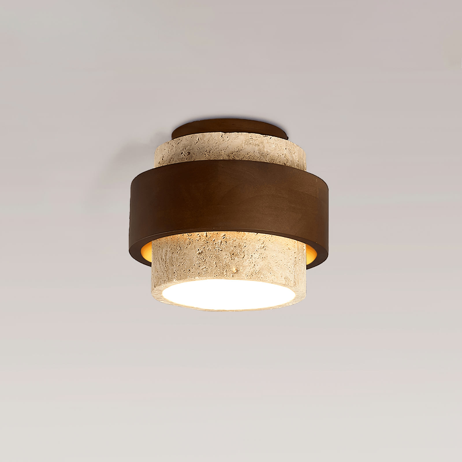 Setova Travertine Ceiling Light