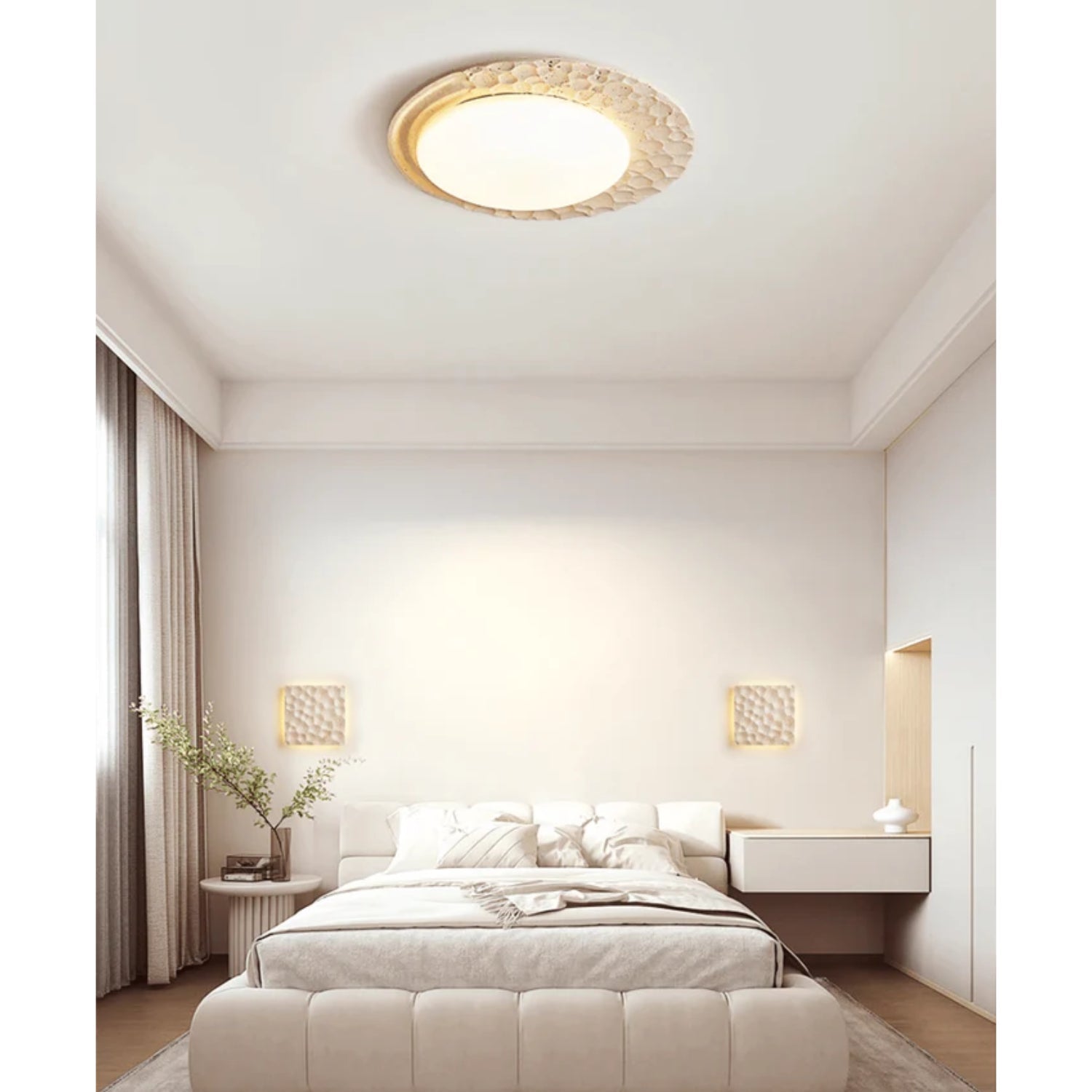 Momesa Natural Stone Ceiling Light