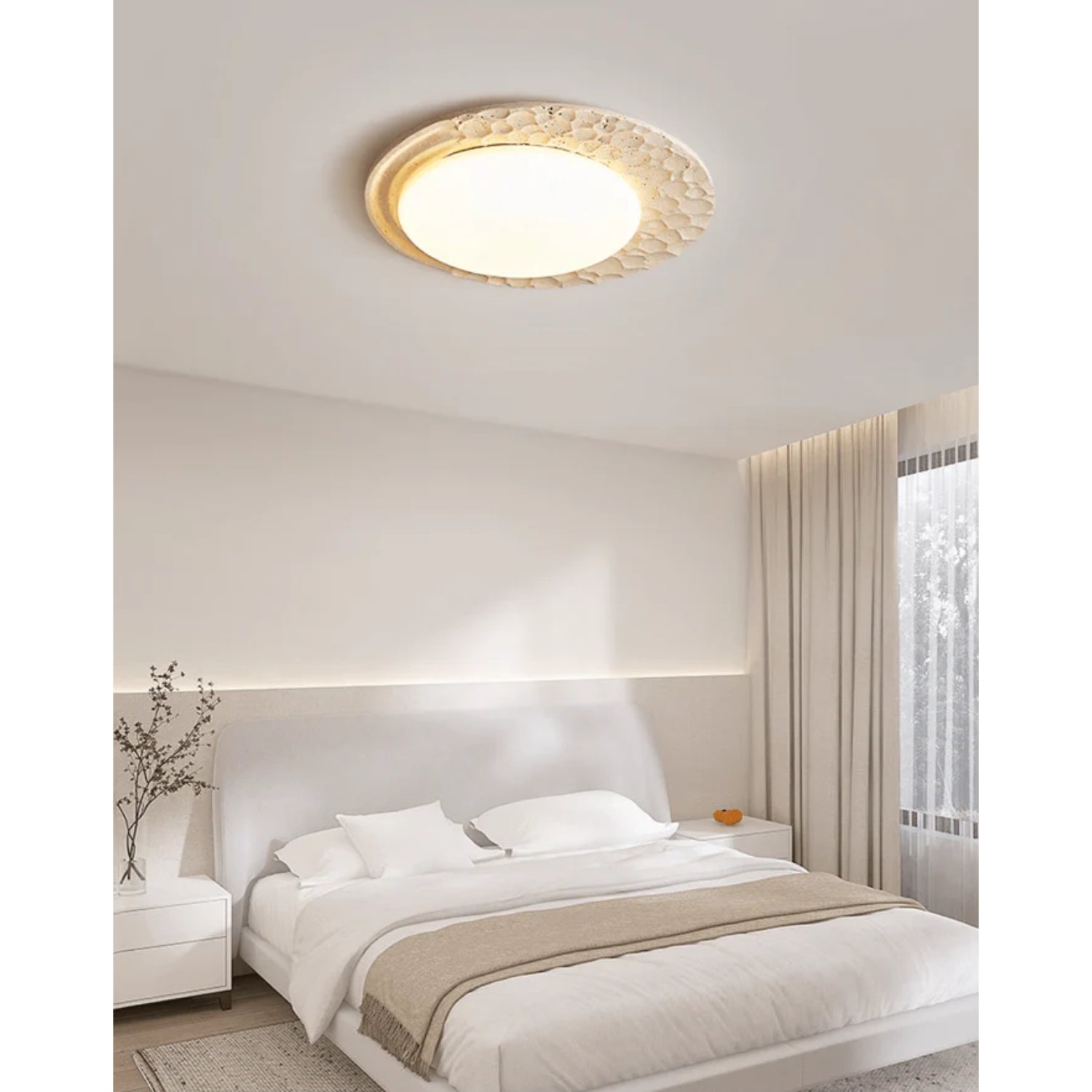 Momesa Natural Stone Ceiling Light