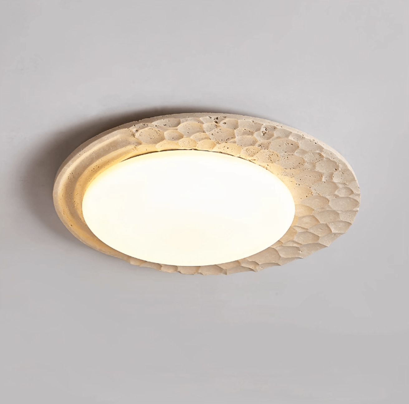 Momesa Natural Stone Ceiling Light