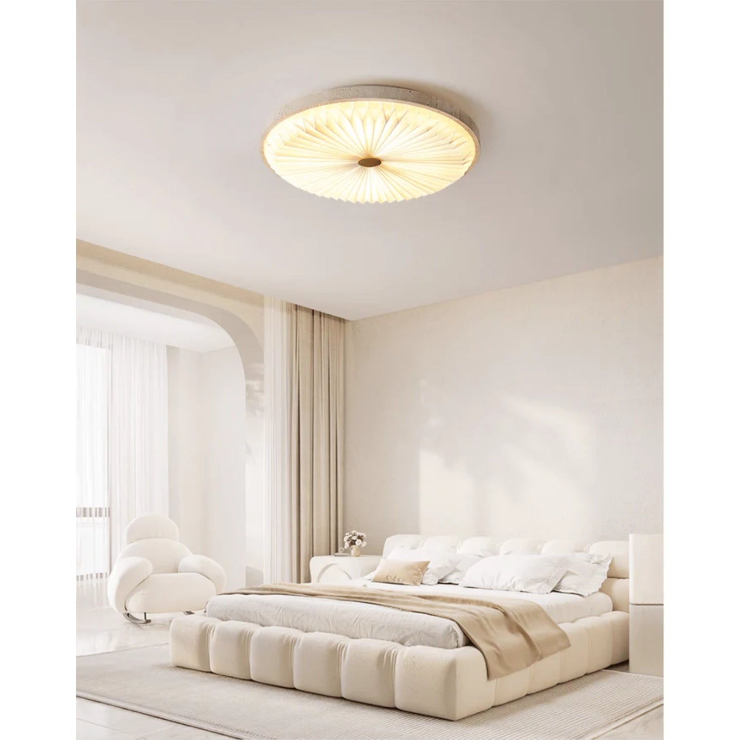 Lemesca Natural Stone Ceiling Light