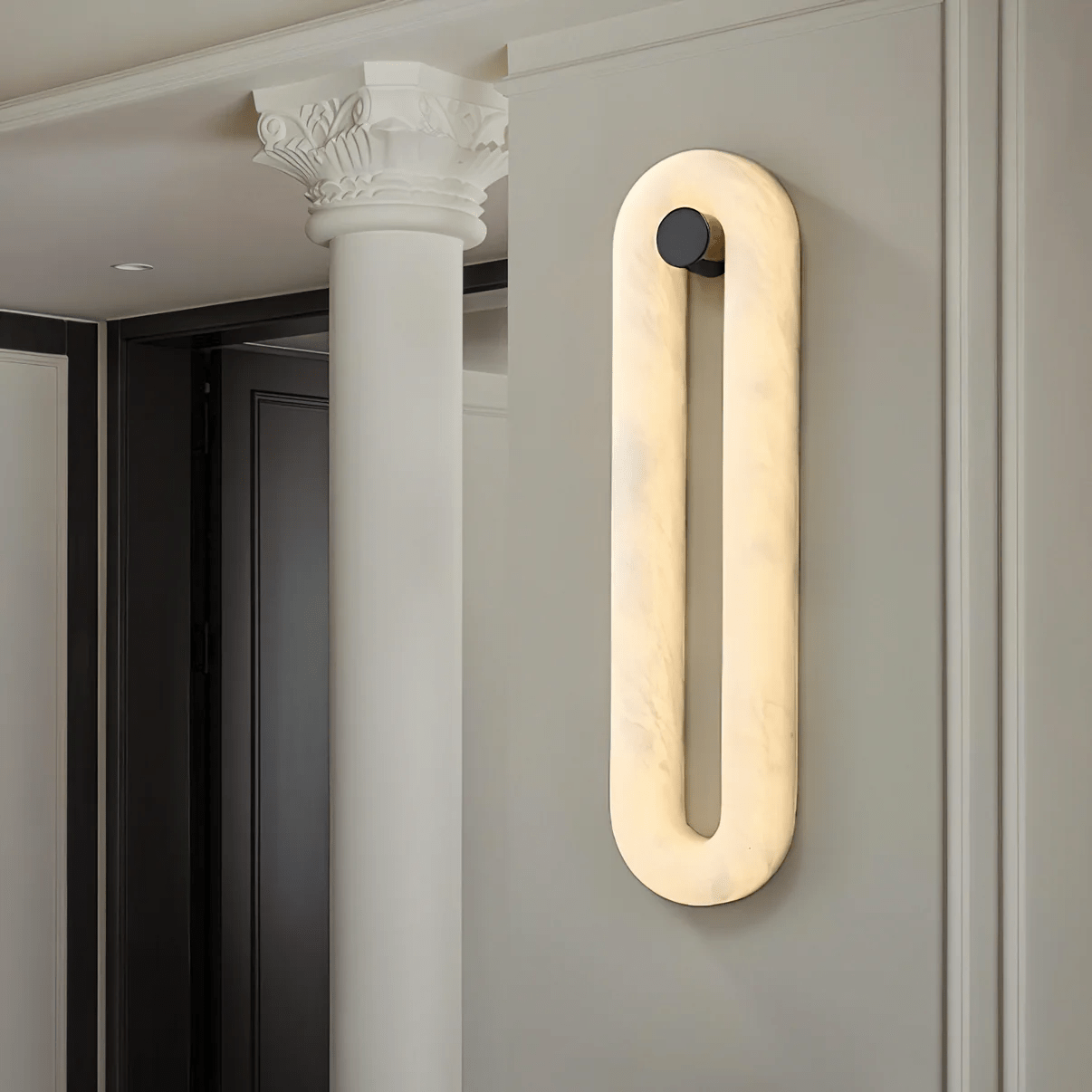 Lopoze Alabaster Wall Light
