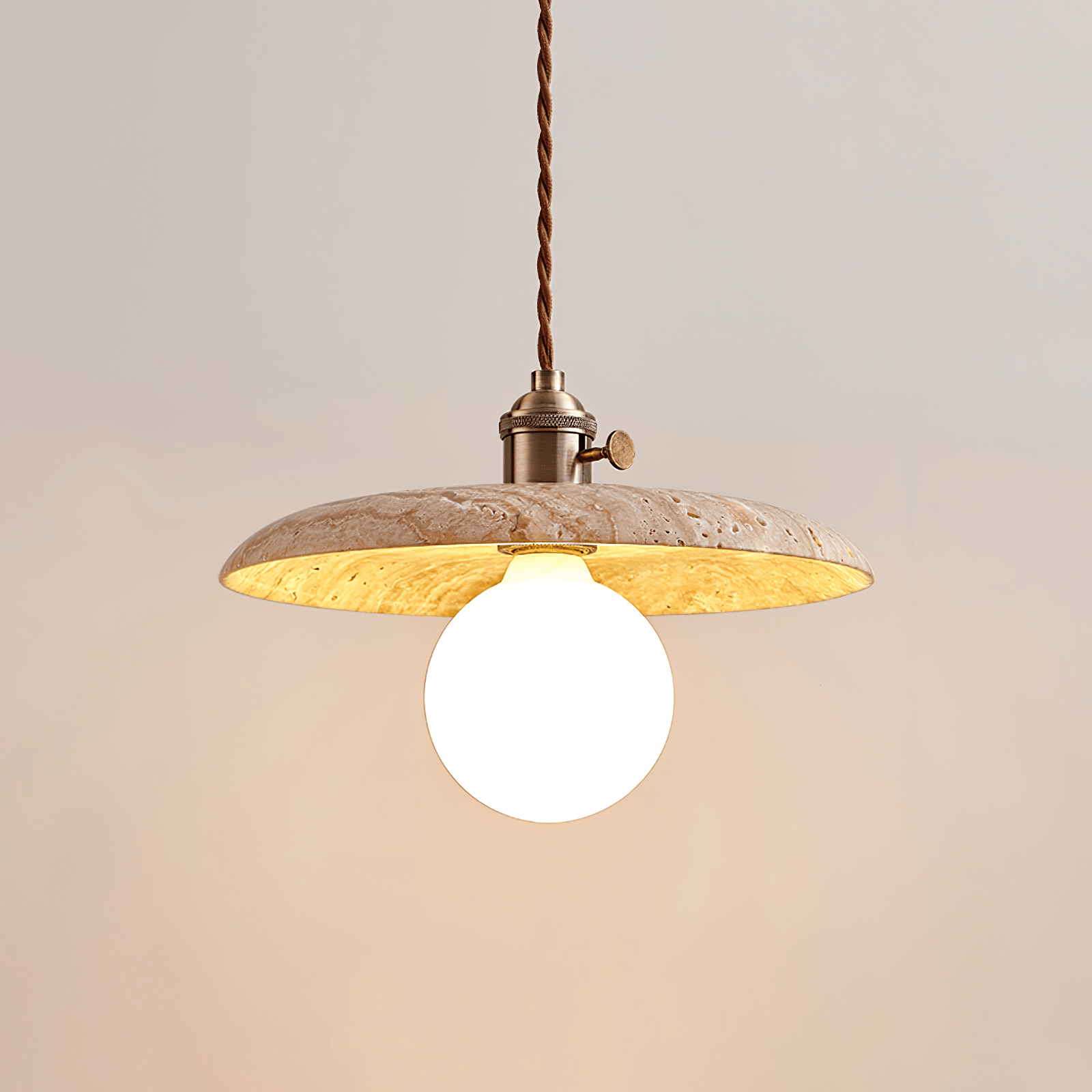 Ralimzo Natural Stone Pendant Light