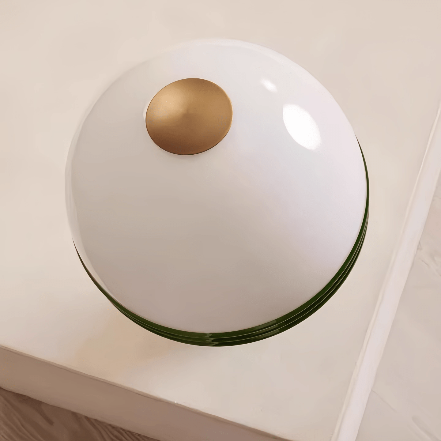 Velura Wide Marble Table Lamp