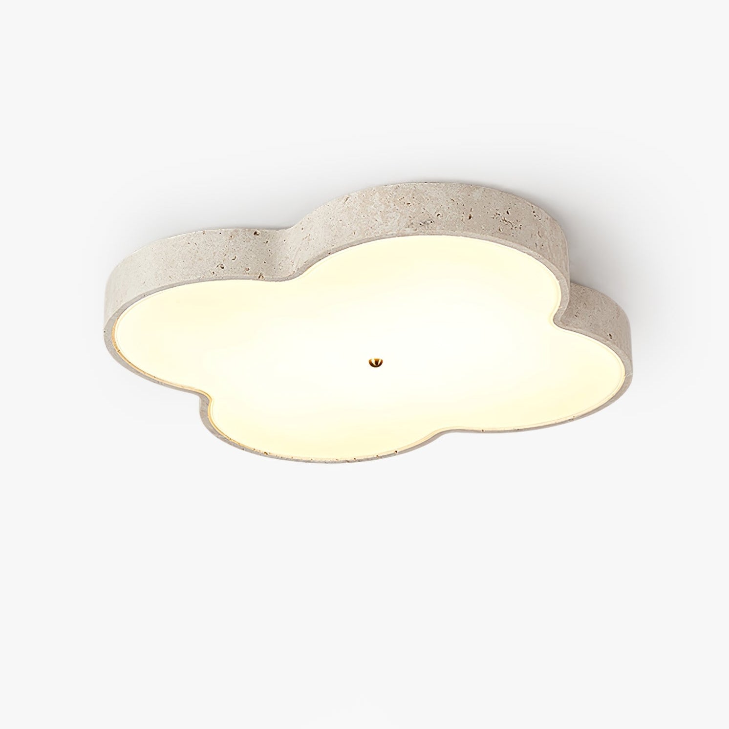 Wolk Design Travertine Ceiling Light