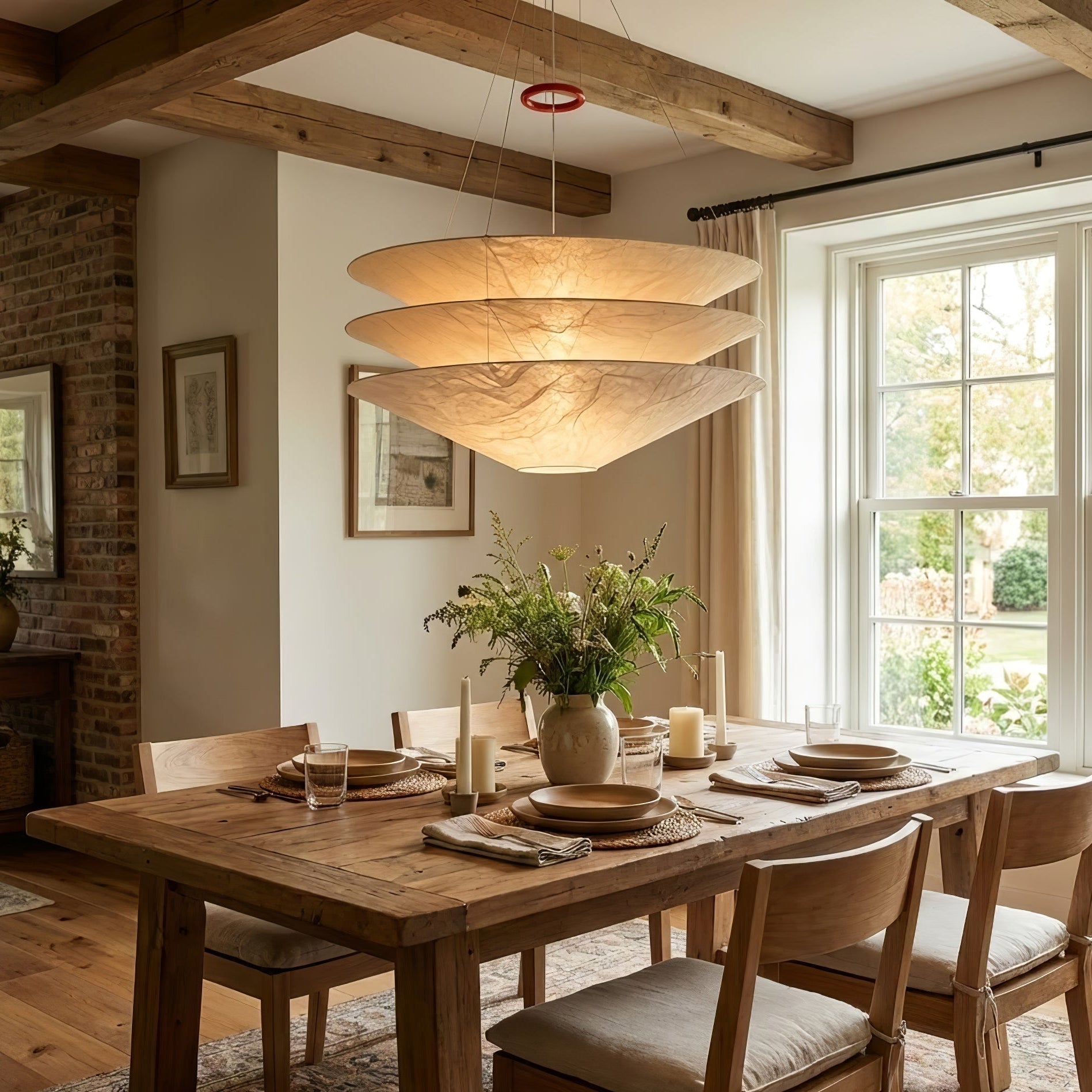 Seda Silk Pendant Light
