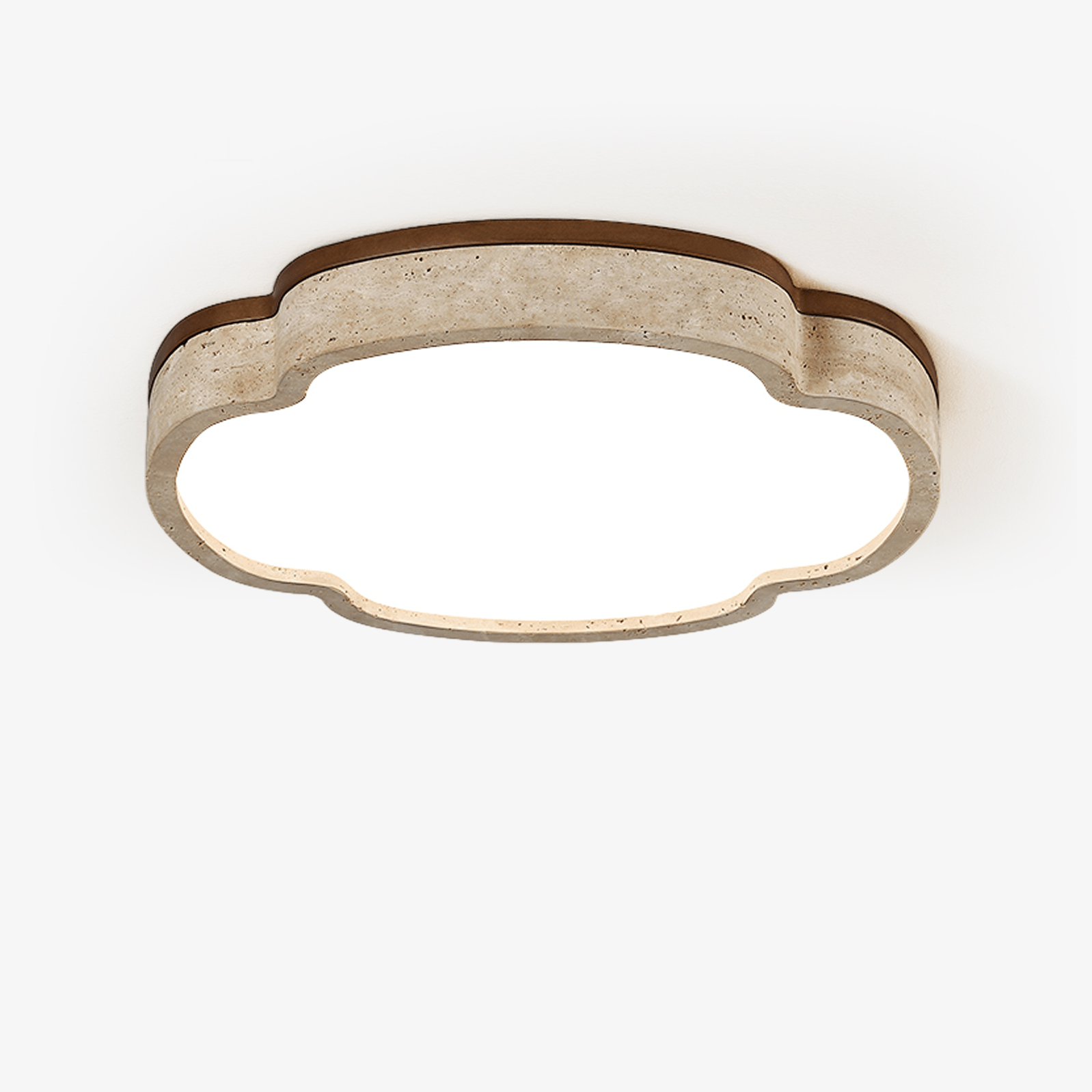 Couzo Travertine Cloud-Shape Ceiling Light