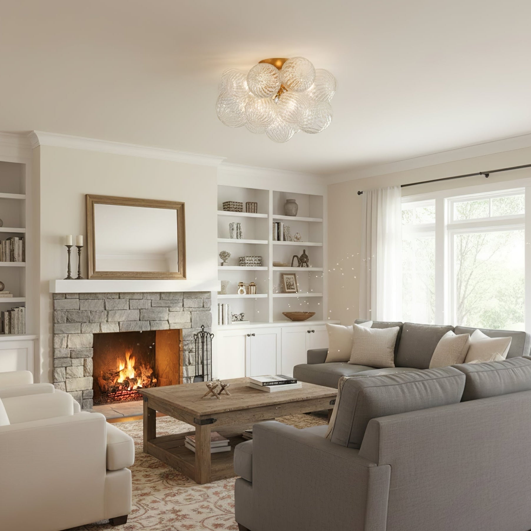 Lesa Multi Orb Ceiling Light