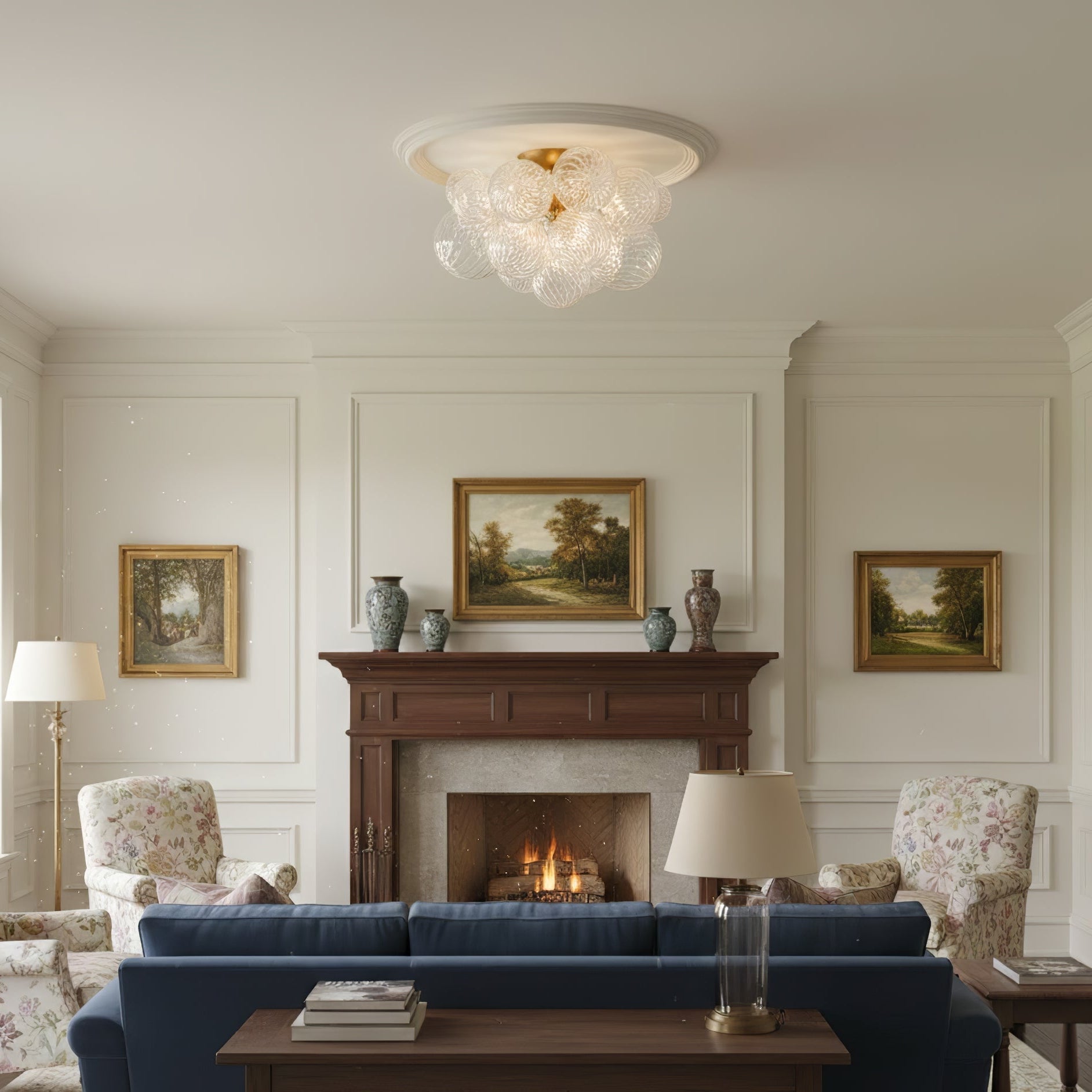 Lesa Multi Orb Ceiling Light