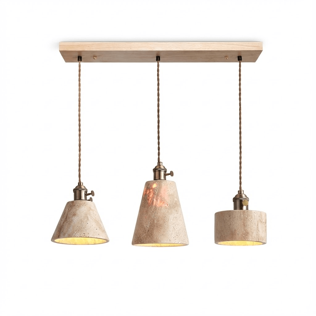Cellos Travertine Pendant Light