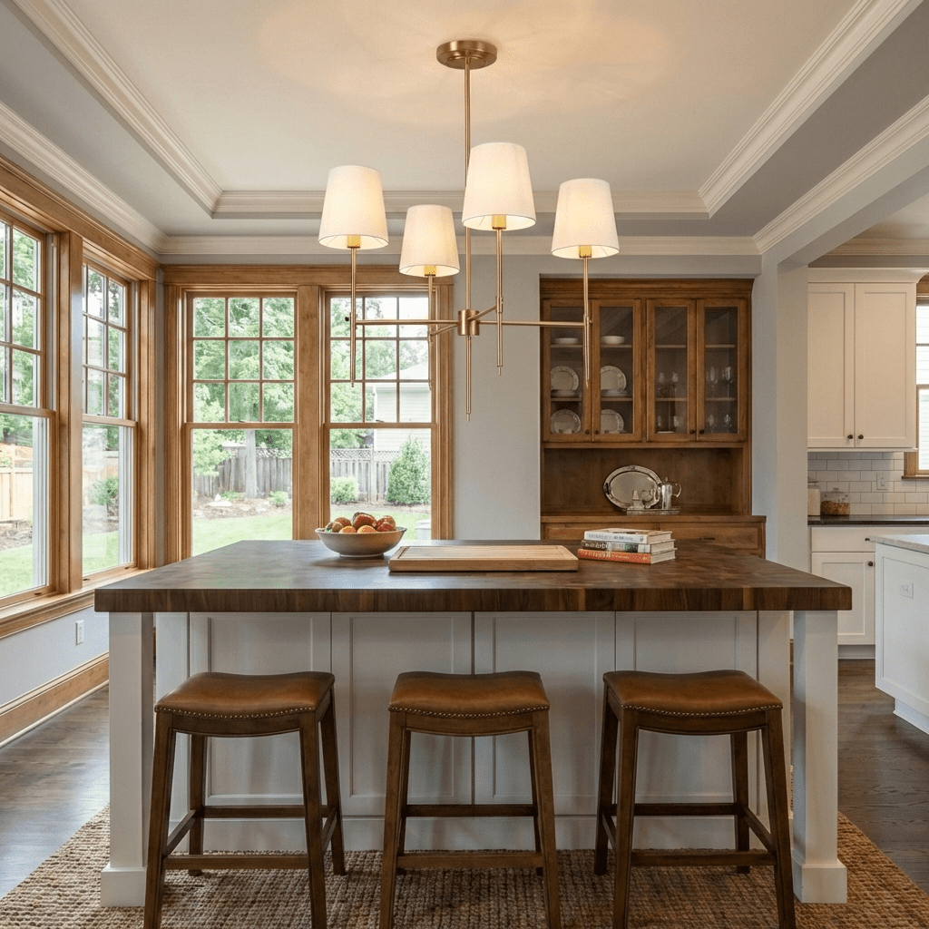 Delavo Brass Ceiling Light