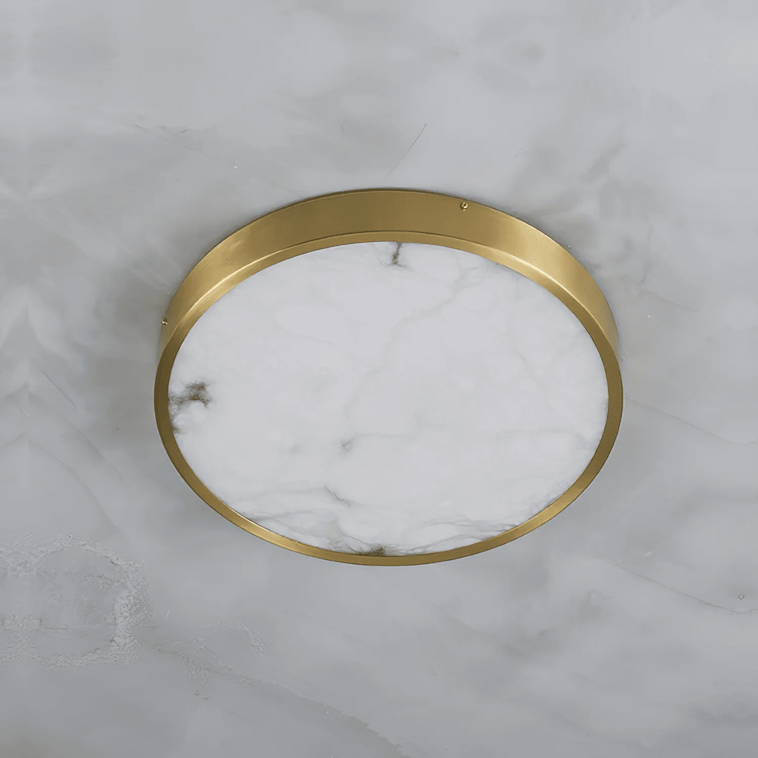 Hexano Alabaster Ceiling Light