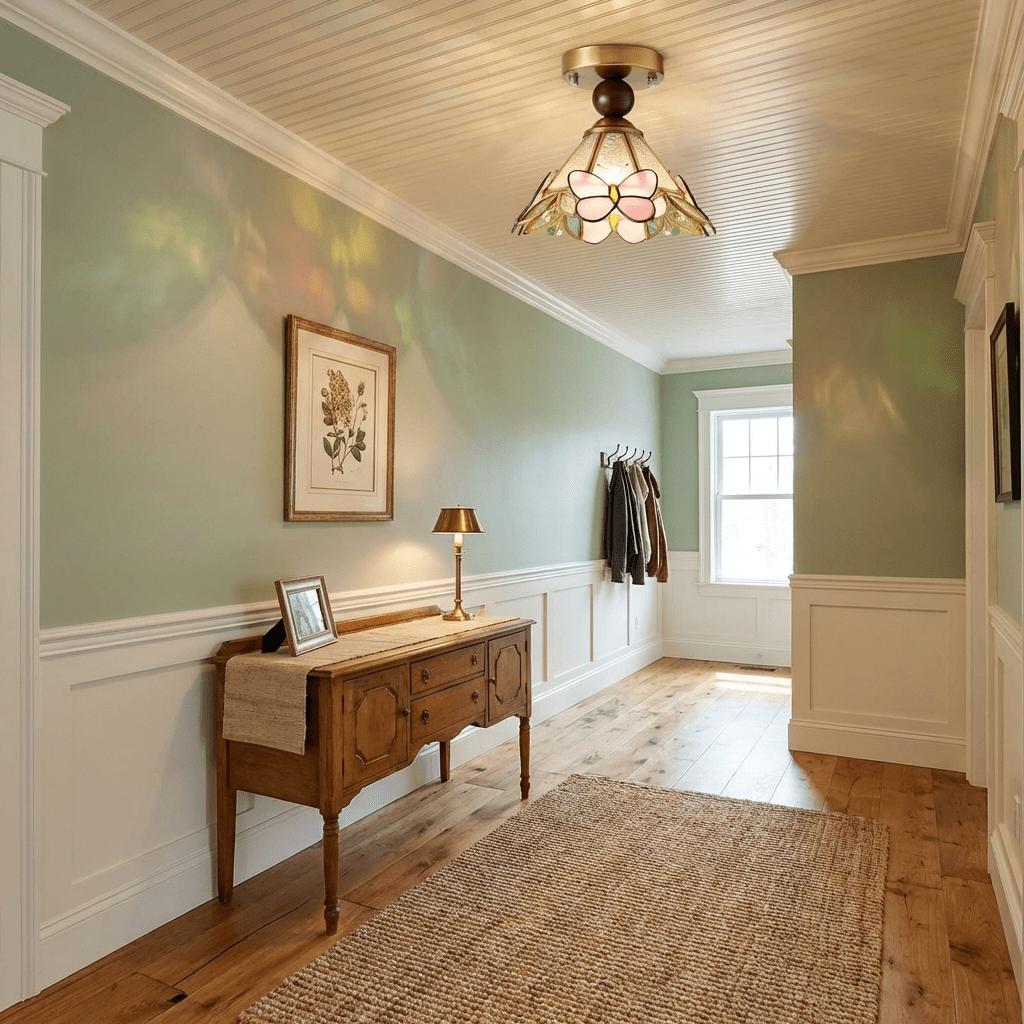 Tiffany Butterfly Ceiling Light