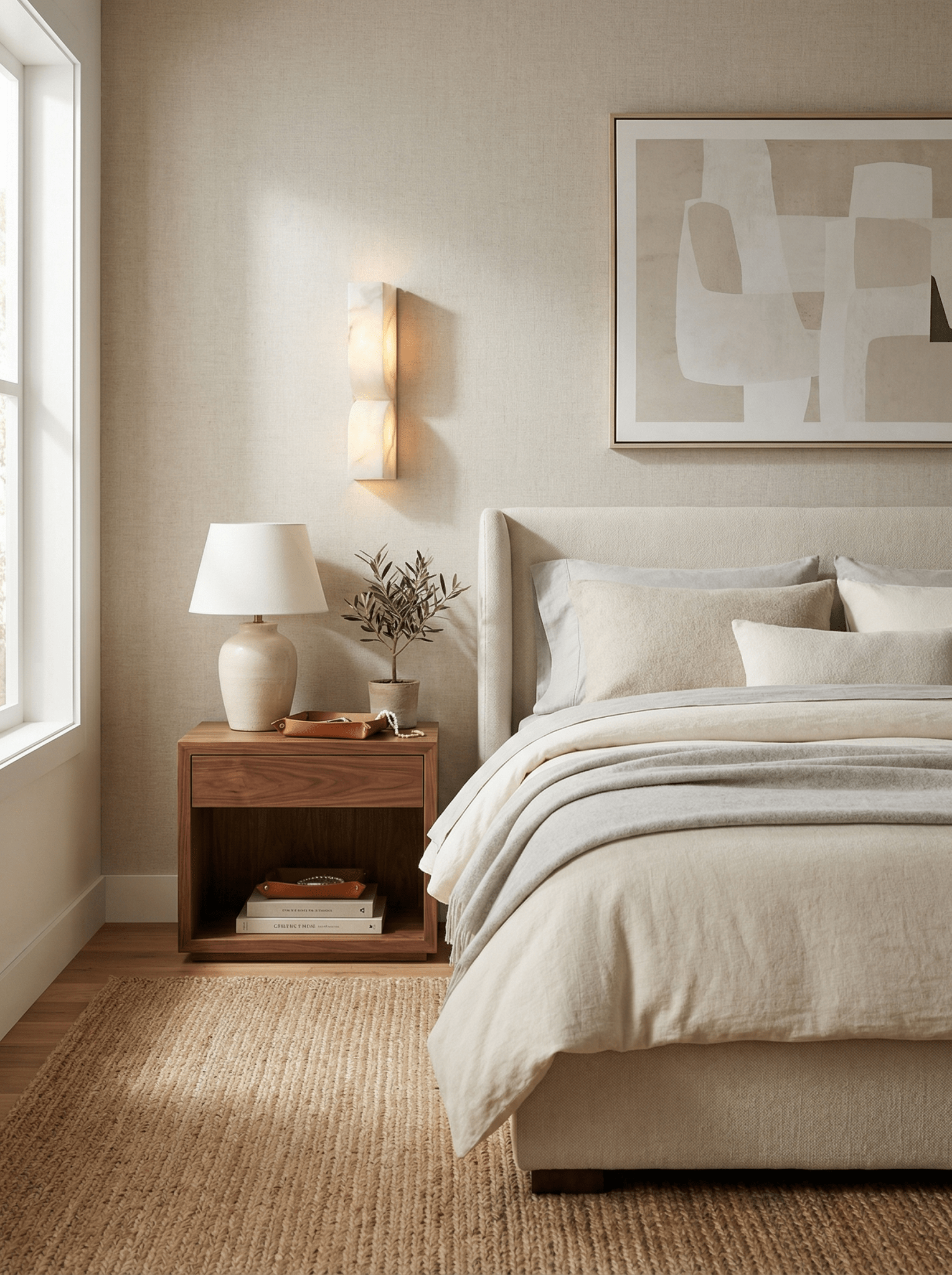 Haria Alabaster Wall Light
